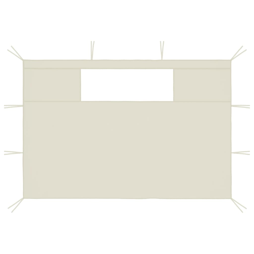 Vidaxl Prininding Murs avec ramen 2 St Crème -colored