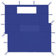 Murs de louange vidaxl avec Windows 2 st bleu