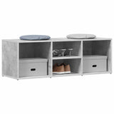 Banc de rangement de chaussures Vidaxl 105x35x35 cm Prix en béton en bois transformé - afbeelding 3