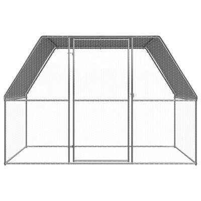 Vidaxl Buitenhok pour les poulets 3x2x2 m en acier galvanisé