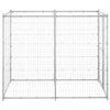 Vidaxl Dog Kennel pour l'extérieur de l'acier galvanisé 110x220x180 cm