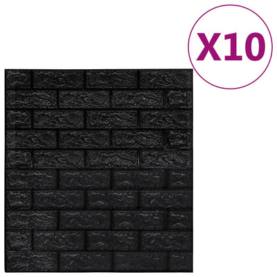 Vidaxl 3D fond d'écran auto-adhésif 10 st Brick Brick