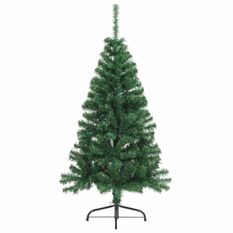 Vidaxl kunstkerstboom avec un demi-dernier standard en PVC vert