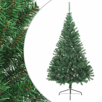 Vidaxl Kunstkerstboom avec un demi-240 cm en PVC Green standard