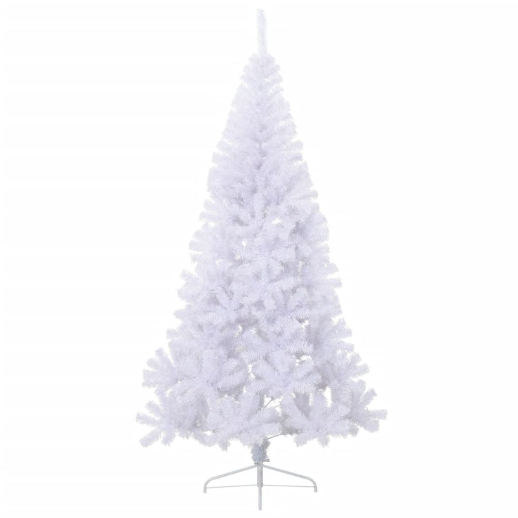 Vidaxl kunstkerstboom avec un demi-210 cm en PVC vert standard