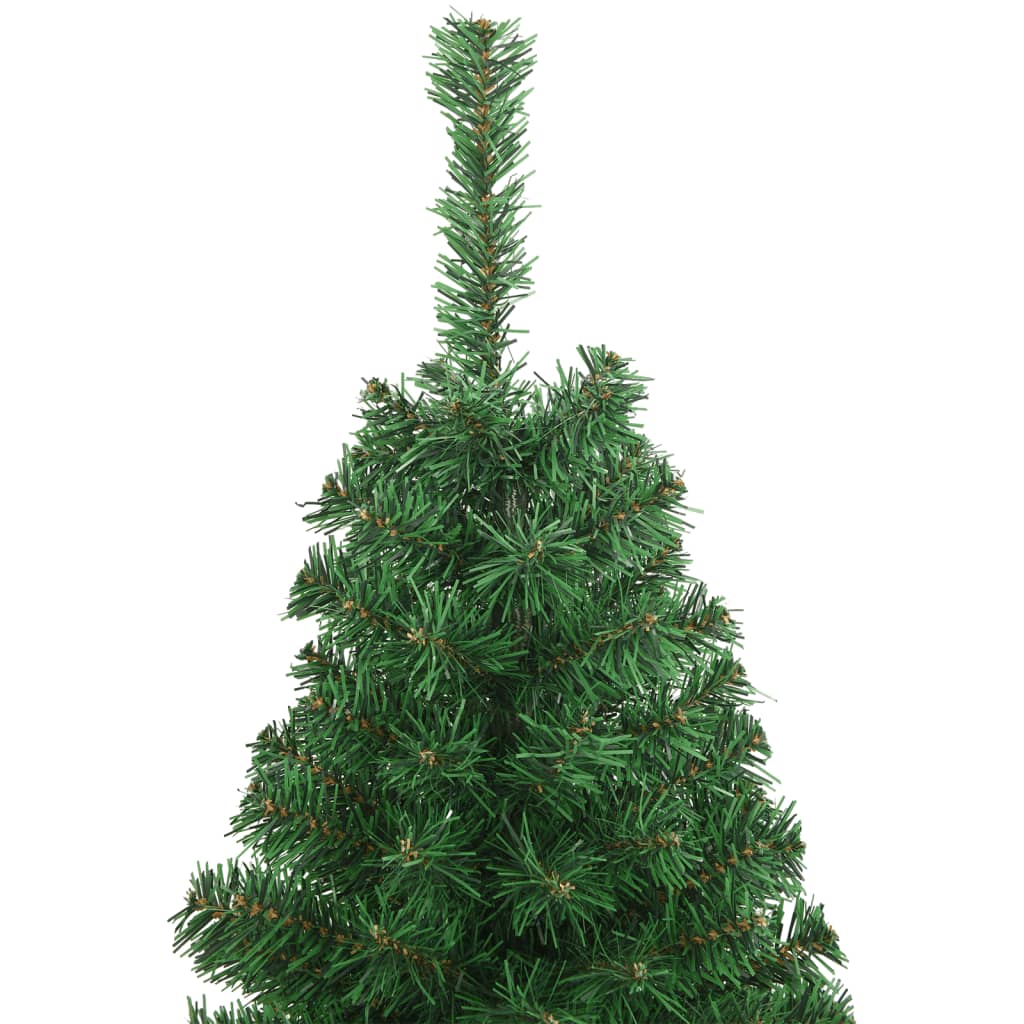 Vidaxl kunstkerstboom avec des branches épaisses 120 cm en PVC vert