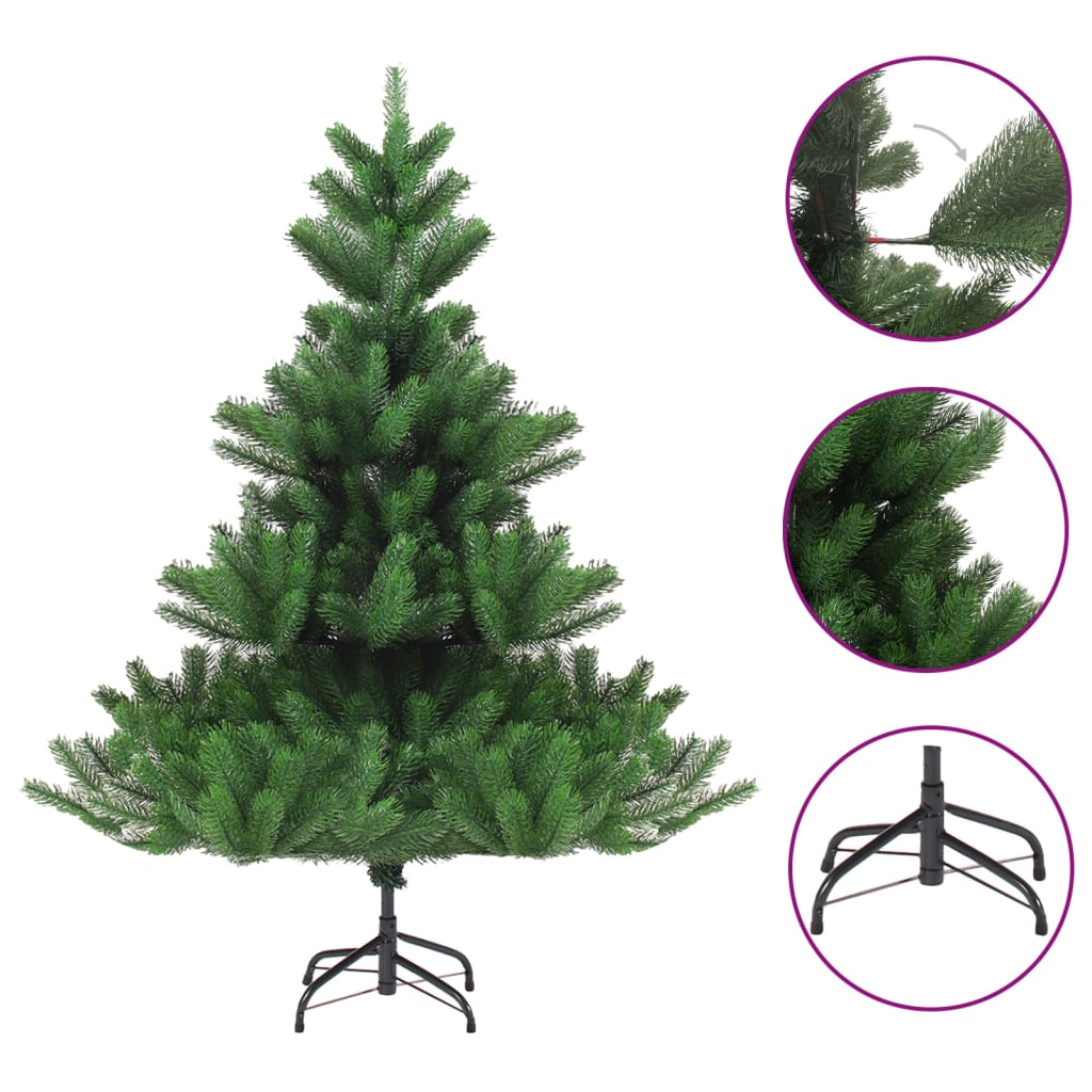 Vidaxl kunstkerstboom nordmann 120 cm vert