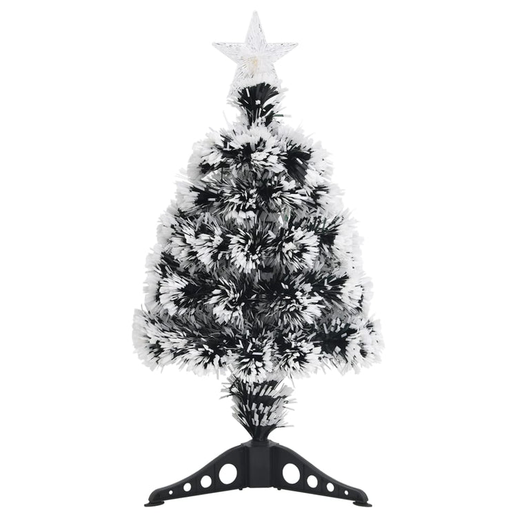Vidaxl Christmas Tree avec LED 64 cm en fibre de verre vert et blanc