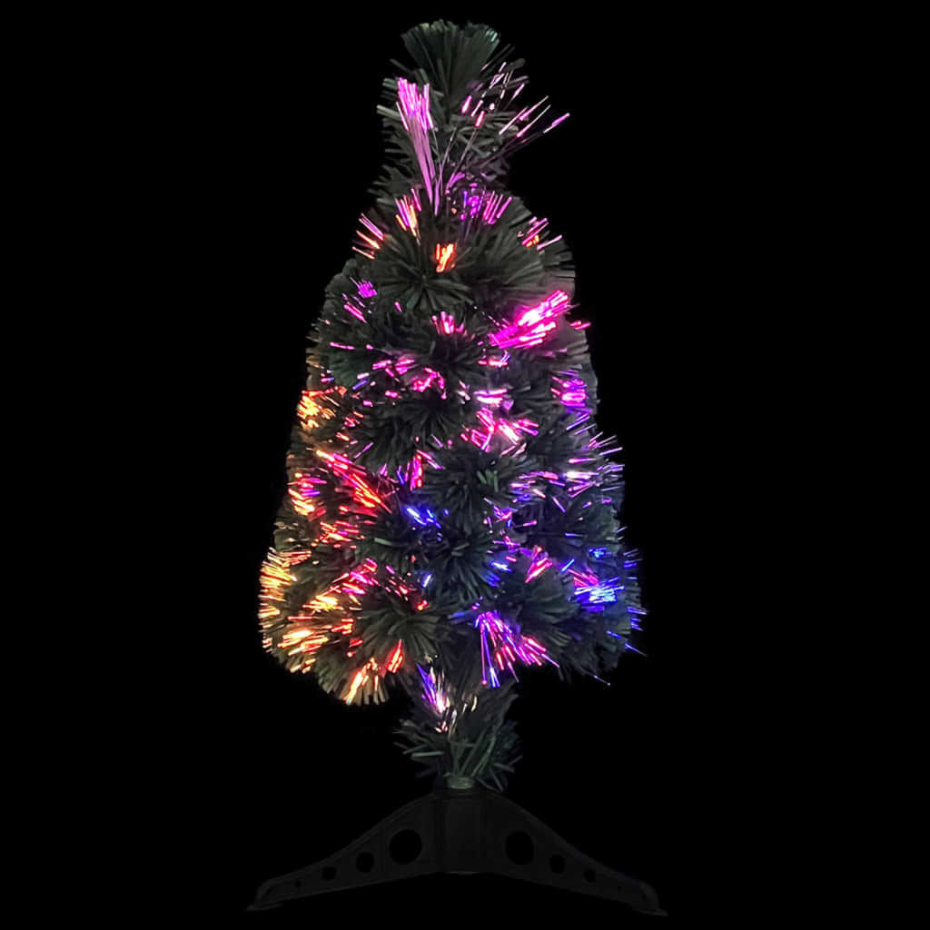 Vidaxl kunstkerstboom avec une fibre optique standard de 64 cm étroite