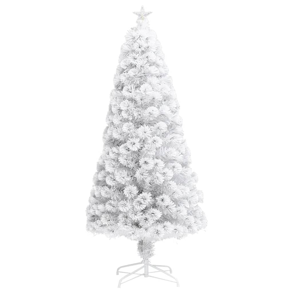 Vidaxl kunstkerstboom avec éclairage 150 cm fibre optique blanc