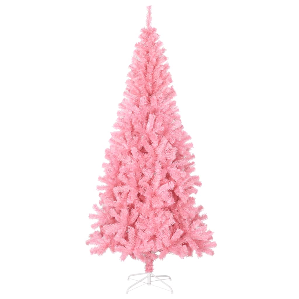 Vidaxl Kunstkerstboom avec un rose PVC standard de 240 cm