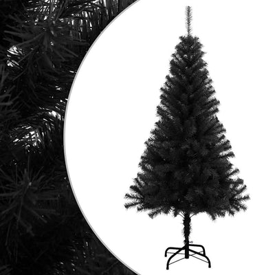 Vidaxl kunstkerstboom avec 120 cm standard noir
