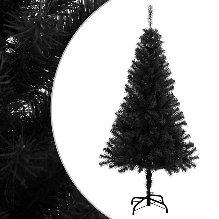 Vidaxl kunstkerstboom avec 120 cm standard noir