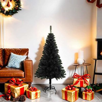 Vidaxl kunstkerstboom avec 120 cm standard noir