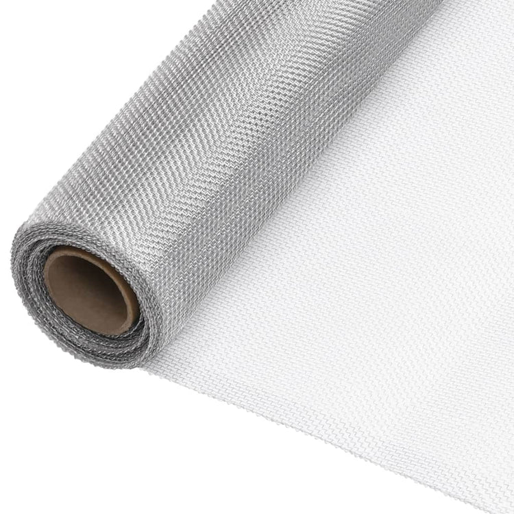 Vidaxl Mesh 80x2000 cm en aluminium argent coloré