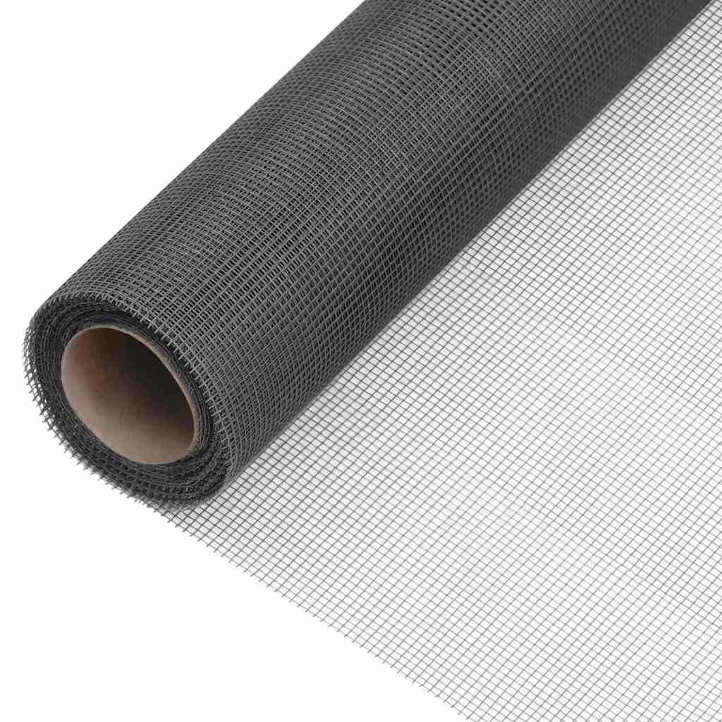 Vidaxl Mesh 80x1000 cm Fiber optique noir