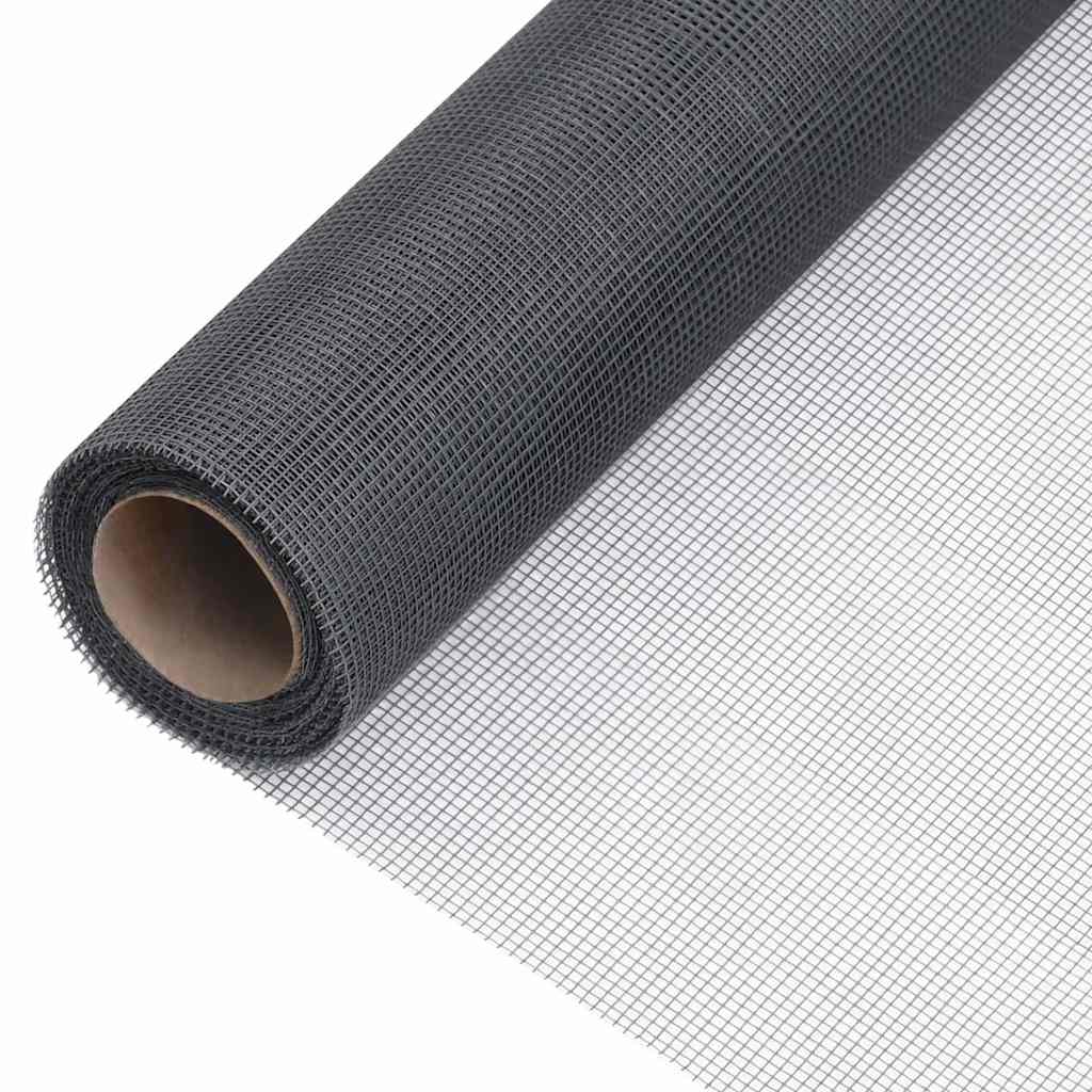 Vidaxl mesh 60x1000 cm fibre de verre gris