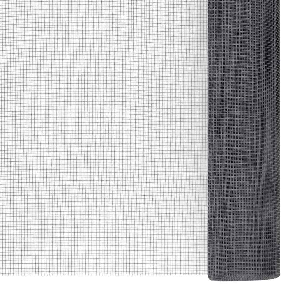 Vidaxl Mesh 80x1000 cm Grey à fibre optique