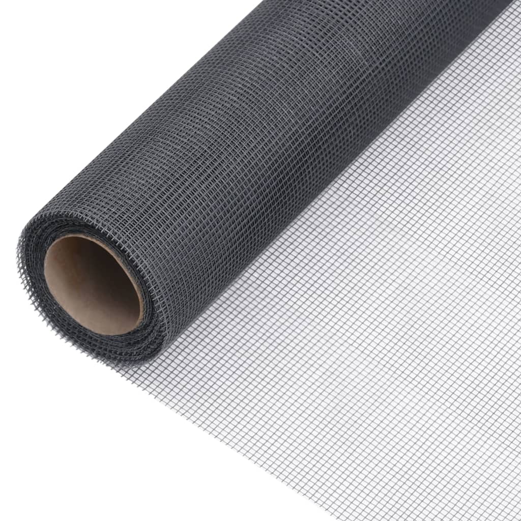 Vidaxl Mesh 100x2000 cm Fiber optic gris