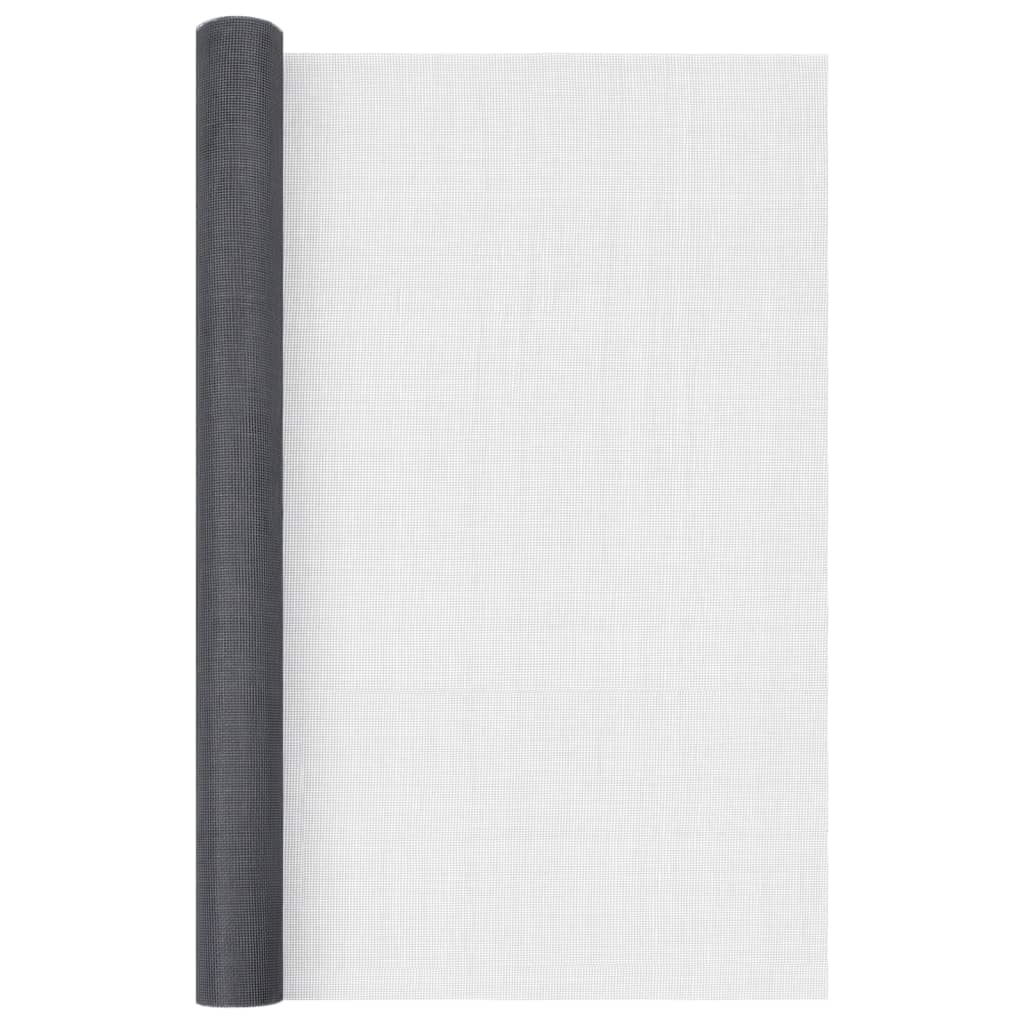 Vidaxl Mesh 100x2000 cm Fiber optic gris
