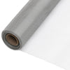 Vidaxl Mesh 80x500 cm en acier inoxydable en argent coloré