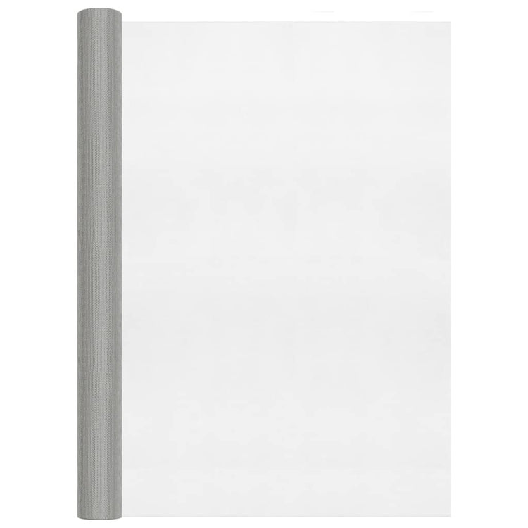Vidaxl Mesh 112x500 cm en acier inoxydable en argent coloré