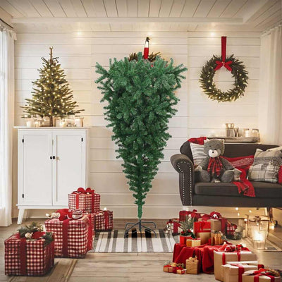 Vidaxl Kunstkerstboom inversé avec un vert de 180 cm standard