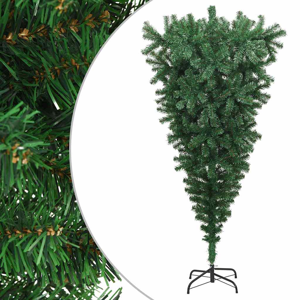 Vidaxl Kunstkerstboom inversé avec un vert standard de 210 cm