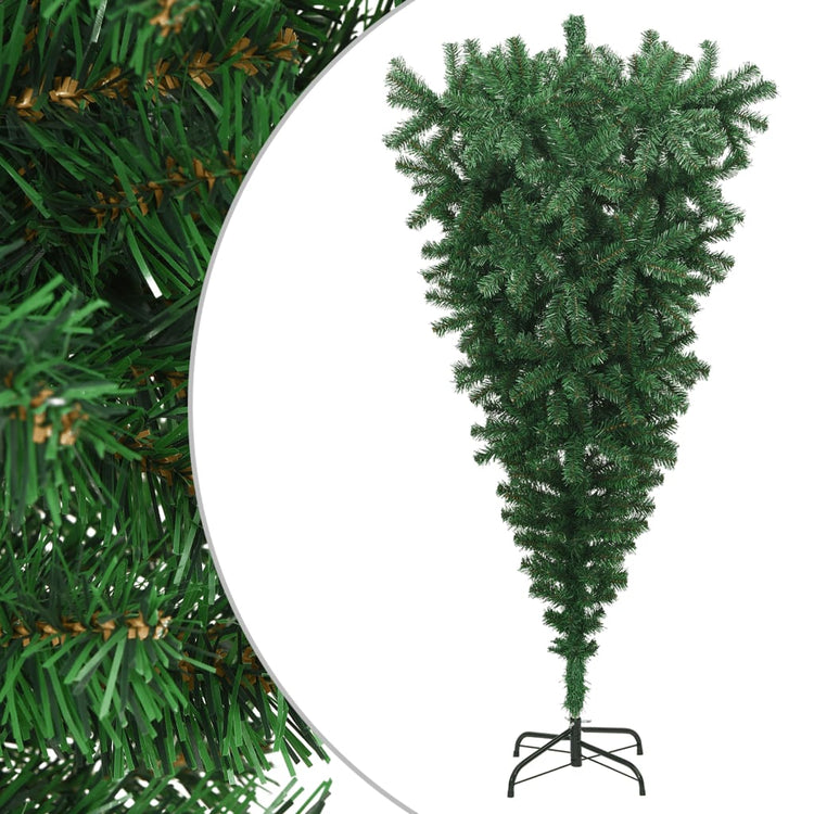 Vidaxl Kunstkerstboom inversé avec un vert standard de 240 cm