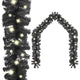 Vidaxl Garland de Noël avec des lumières LED 20 m noir