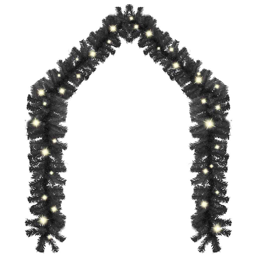 Vidaxl Garland de Noël avec des lumières LED 20 m noir