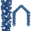 Vidaxl Garland de Noël avec lumières LED 5 m bleu