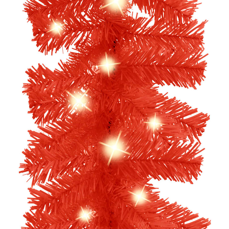 Vidaxl Garland de Noël avec des lumières LED 20 m rouge