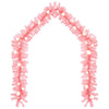 Vidaxl Garland de Noël avec lumières LED 10 m rose