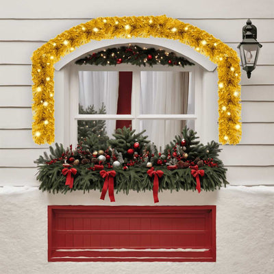 Vidaxl Garland de Noël avec lumières LED 10 m or colorés