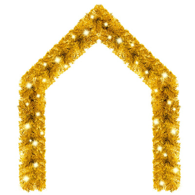 Vidaxl Garland de Noël avec des lumières LED 20 m de couleur or
