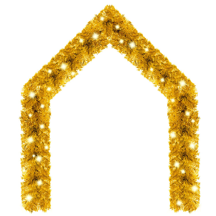 Vidaxl Garland de Noël avec des lumières LED 20 m de couleur or