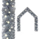 Vidaxl Garland de Noël avec lumières LED 20 m couleurs argentées
