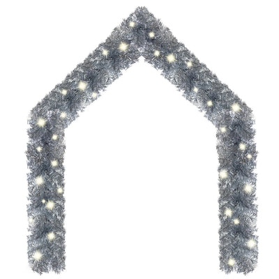 Vidaxl Garland de Noël avec lumières LED 20 m couleurs argentées