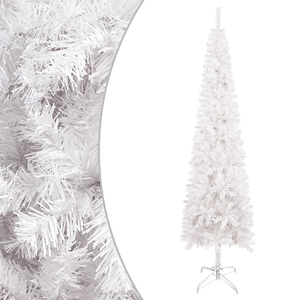Vidaxl Christmas Trear étroit 120 cm blanc