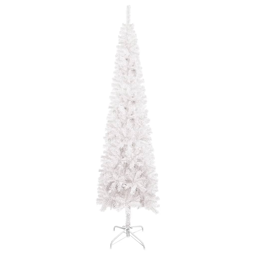 Vidaxl Christmas Trear étroit 120 cm blanc