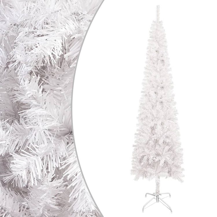Vidaxl Treeur de Noël étroit 180 cm blanc