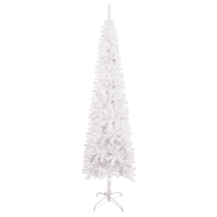 Vidaxl Treeur de Noël étroit 180 cm blanc