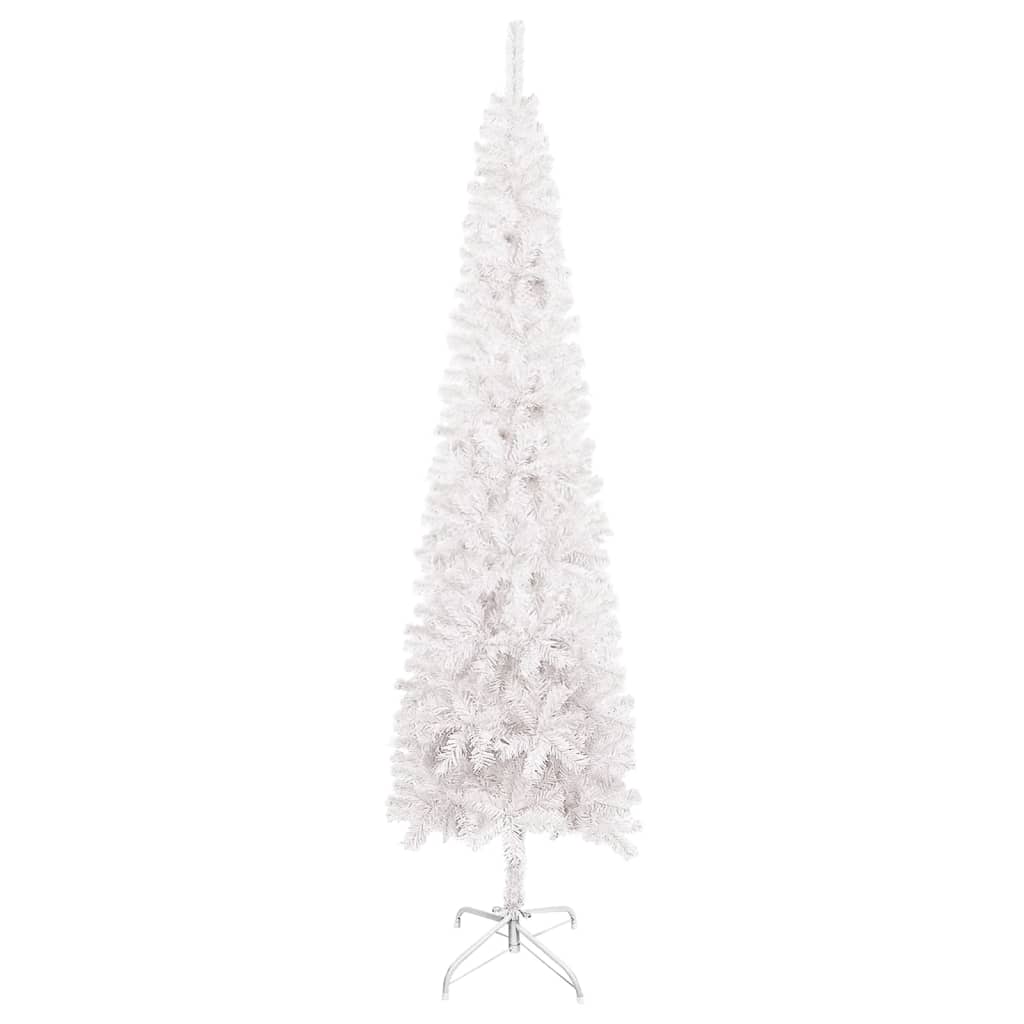 Vidaxl Christmas Trear étroit 240 cm blanc