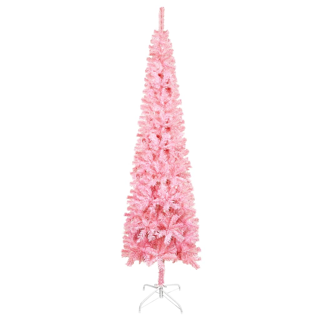 Vidaxl Christmas Trear étroit 120 cm rose