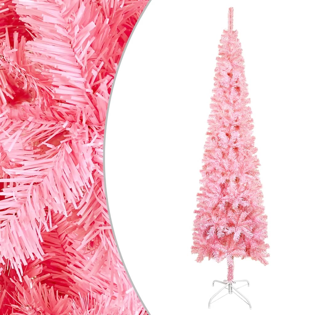 Vidaxl Christmas Trear étroit 150 cm rose