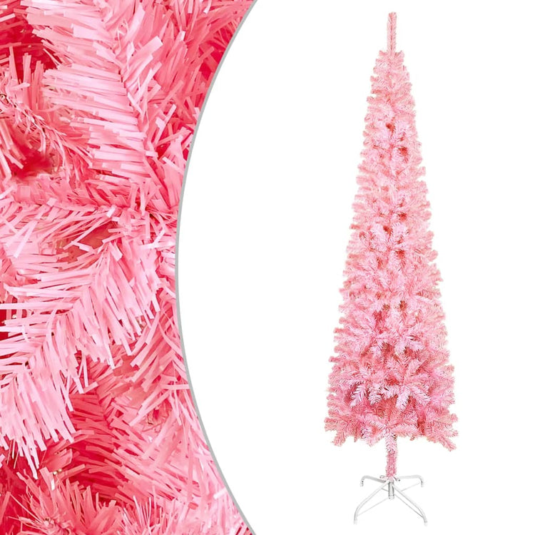 Vidaxl Christmas Trear étroit 150 cm rose