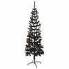 Vidaxl Trear de Noël étroit 150 cm noir