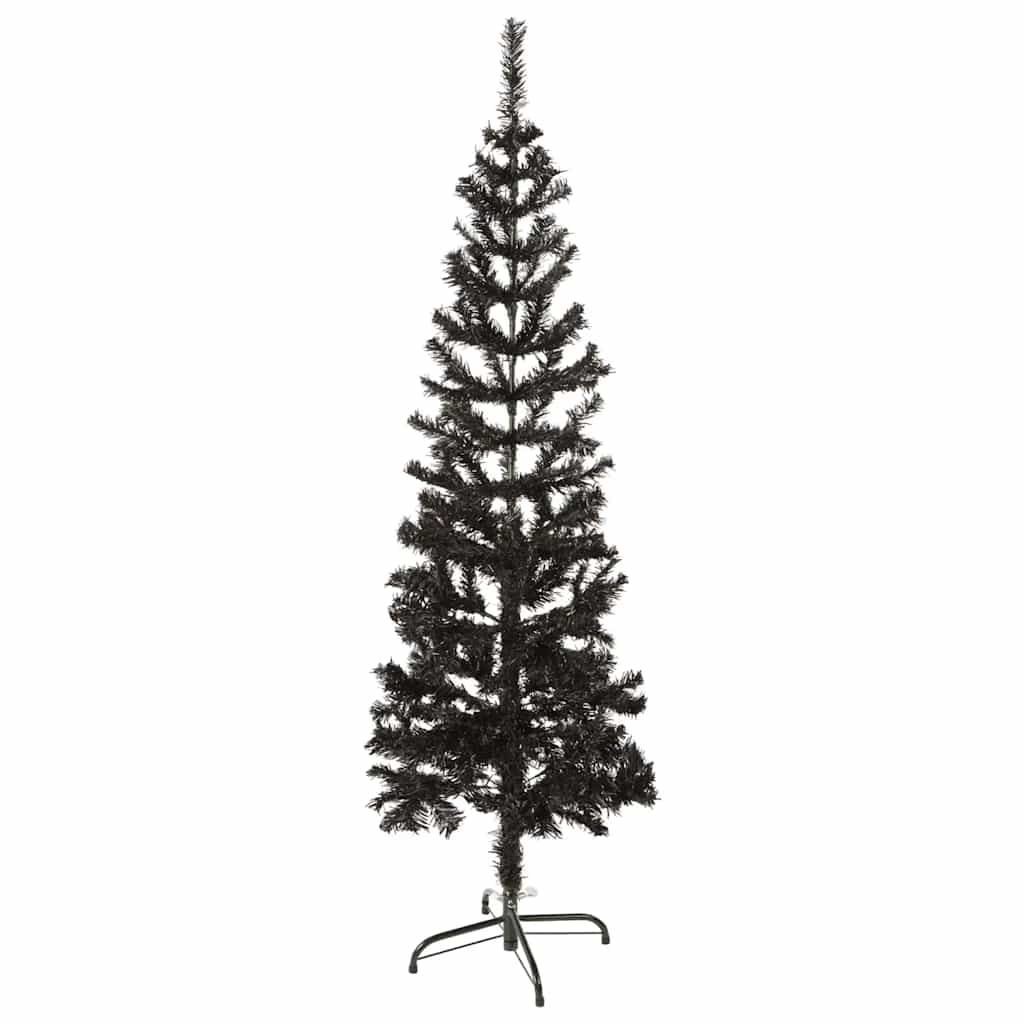 Vidaxl Trear de Noël étroit 150 cm noir