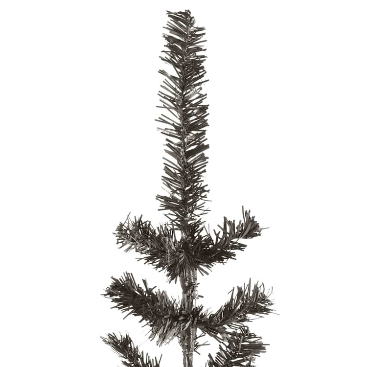 Vidaxl Christmas Trear étroit 210 cm noir
